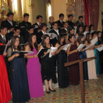 Coro der la Univa, ofrecio concierto en la Parroquia de nuestra señora de Guadalupe.