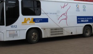 En Capilla el camion de la mujer.